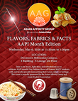 Flavors, Fabrics, and Facts AAPI fashion show month event